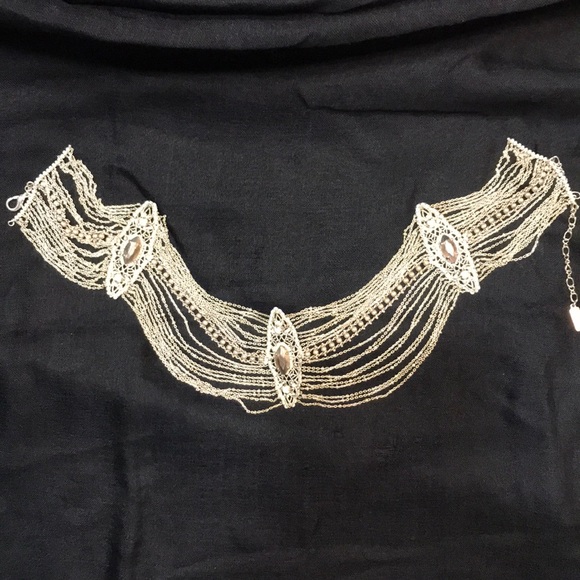 Satellite-Paris Jewelry - Satellite Paris woven necklace Swarovski elements